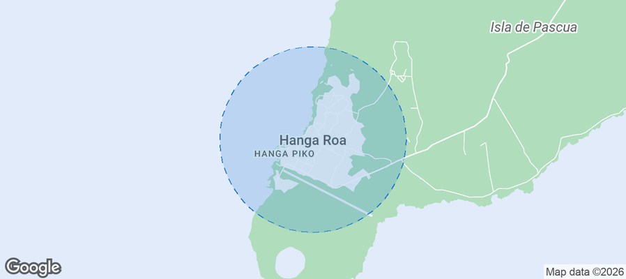 Hanga Roa Airbnb map
